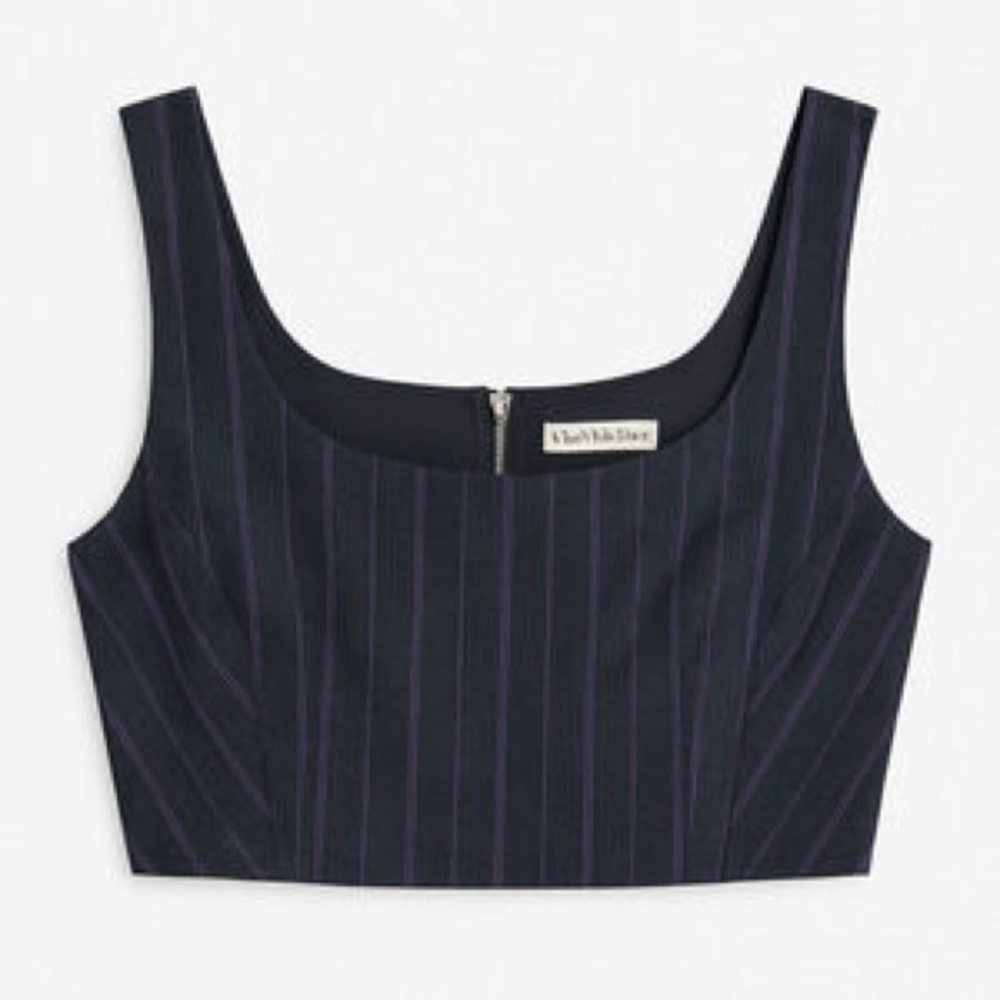 Avec Les Filles Elegant Black and Purple top